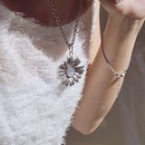 Starry Blossom Veil Necklace