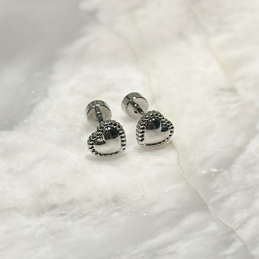 316L Heart Earrings