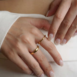 316L Liquid Metal Stacking Ring (Bold)