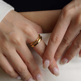 316L Liquid Metal Stacking Ring (Bold)