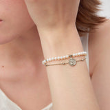 Retro Pearl Layered Bracelet