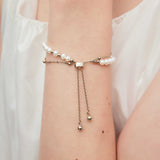 Retro Pearl Layered Bracelet