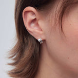 Pearl Twist Hoop Earrings