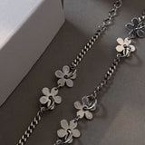 CH Flower Clasp Necklace