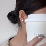 Pearl Drop Stone Earrings