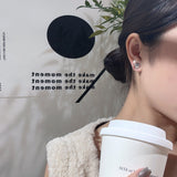 Pearl Drop Stone Earrings