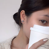 Pearl Drop Stone Earrings