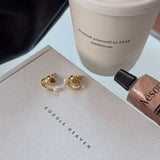 Pearl Drop Stone Earrings