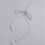 Long Bow Necklace