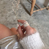 Vintage Wide Bead Ring - Coddle Heaven