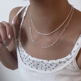 Geometric Link Necklace