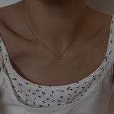 Silver Bead Necklace