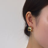 Bold C Hoops Earrings