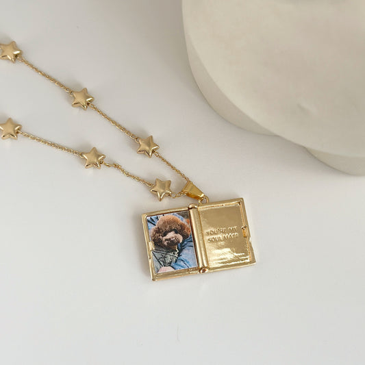 Photo Frame Necklace