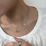 Double Circle Necklace