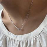 Double Circle Necklace