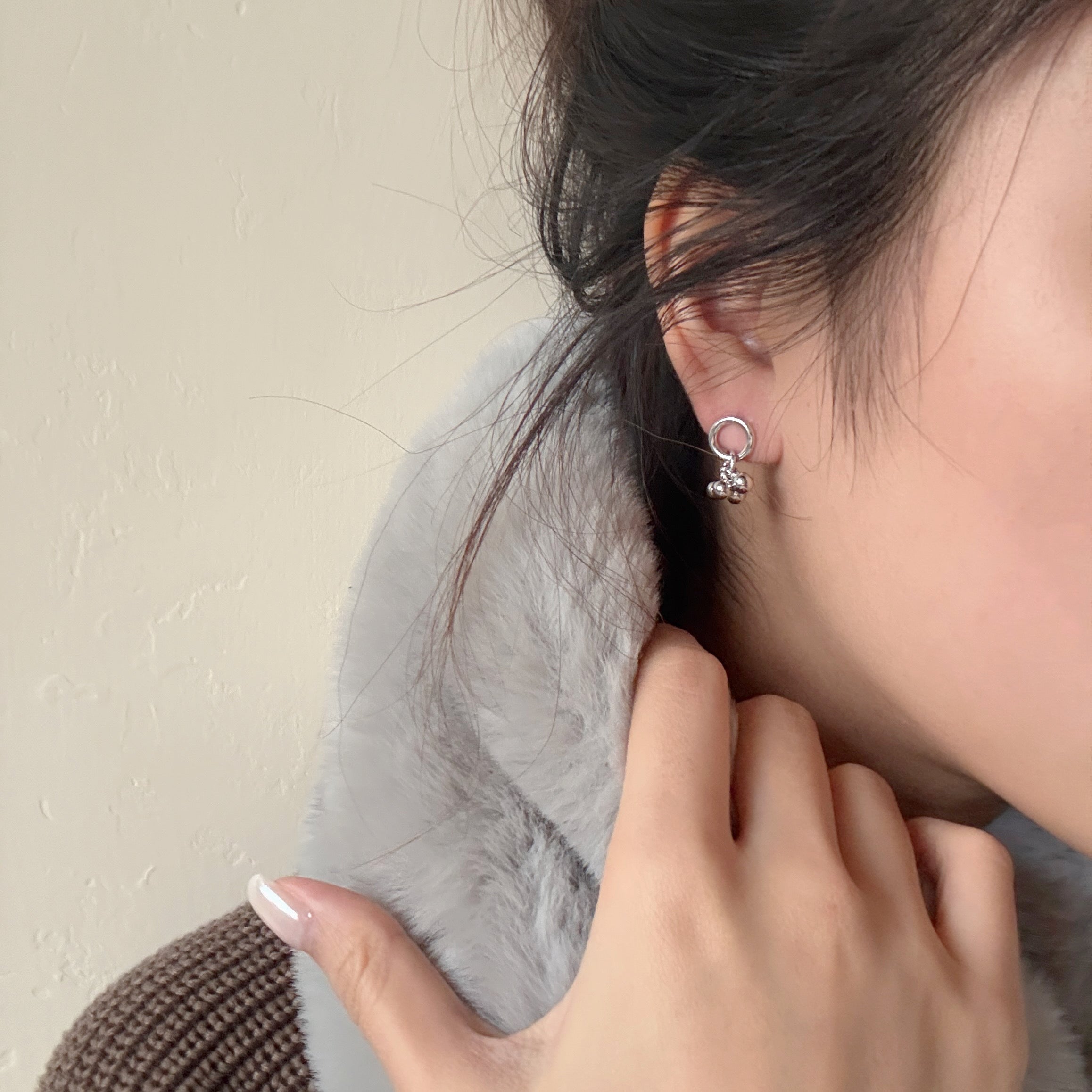 Grape Circle Earrings - Coddle Heaven