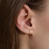 316L Stainless Steel J-Hook Flatback Earrings