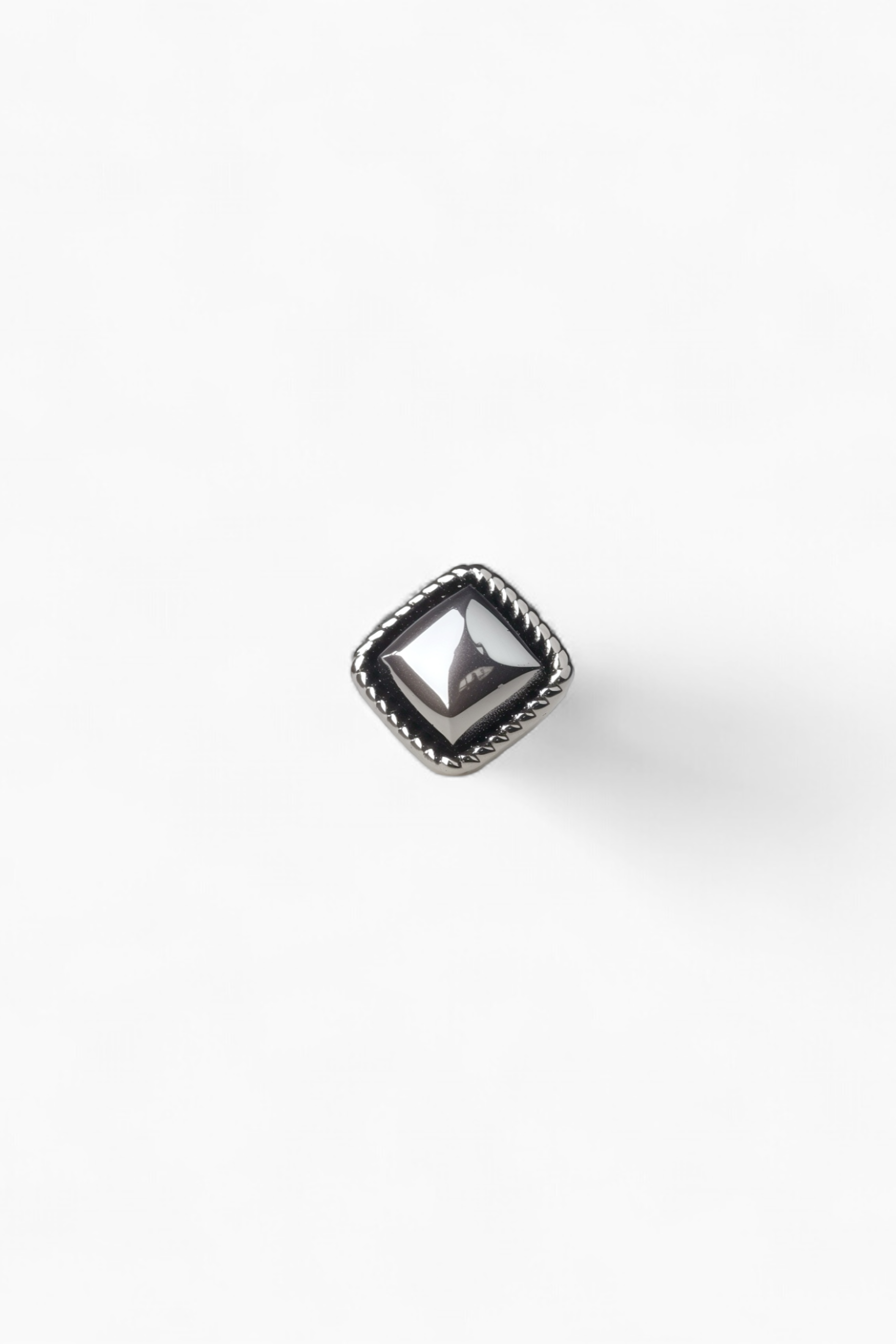316L Stainless Steel Square Flatback Earrings
