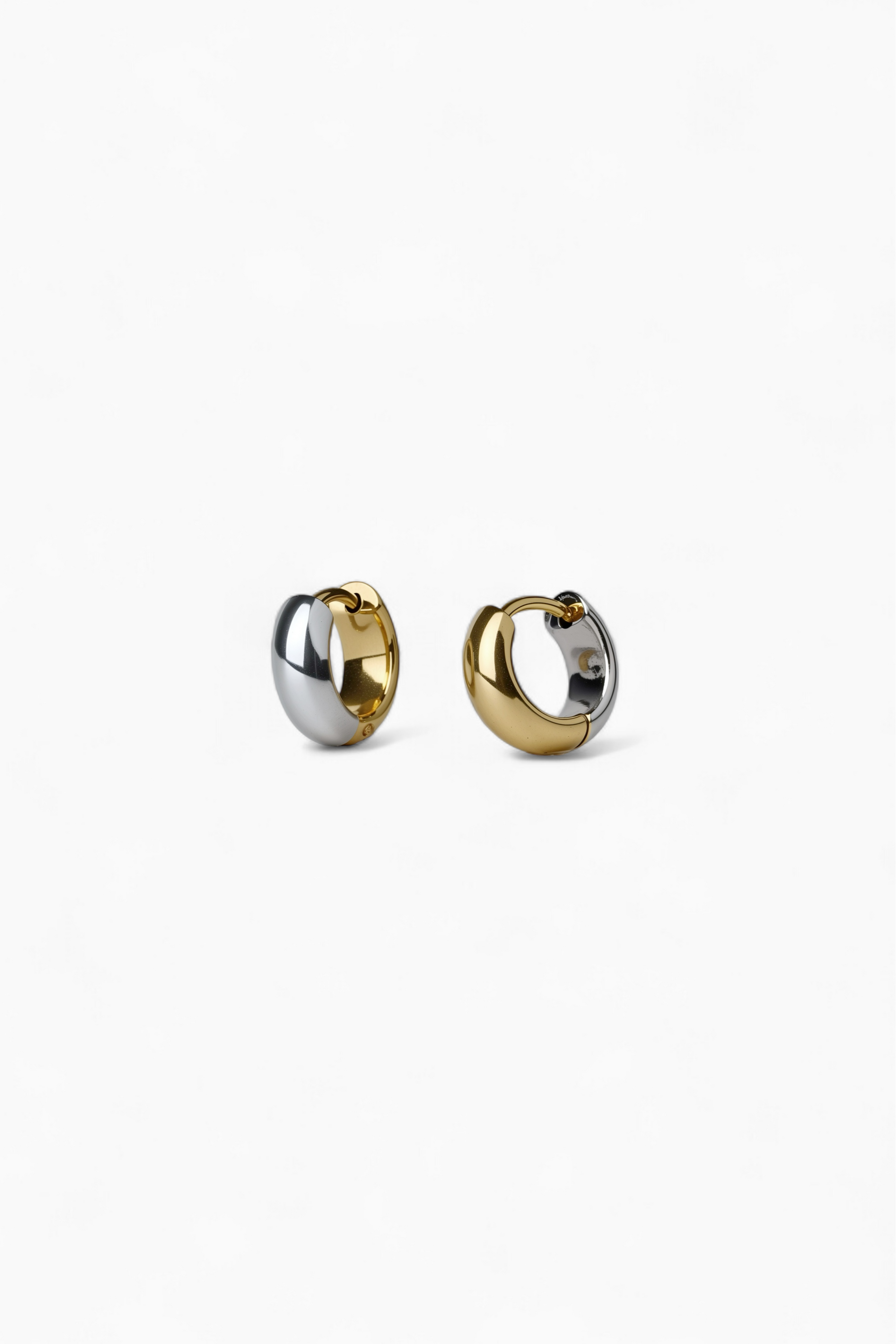316L Stainless Steel Bold Contrast Earrings