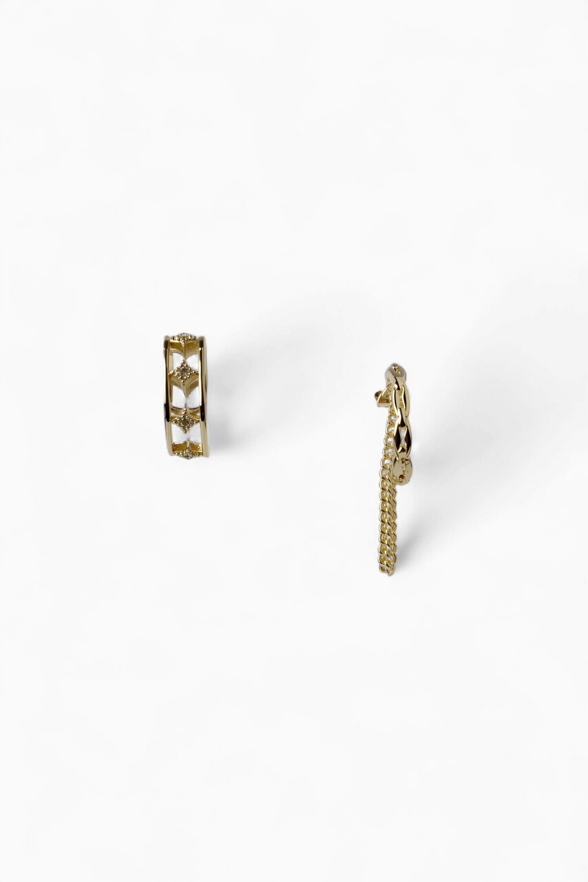 Star Chain Tassel Ear Cuff