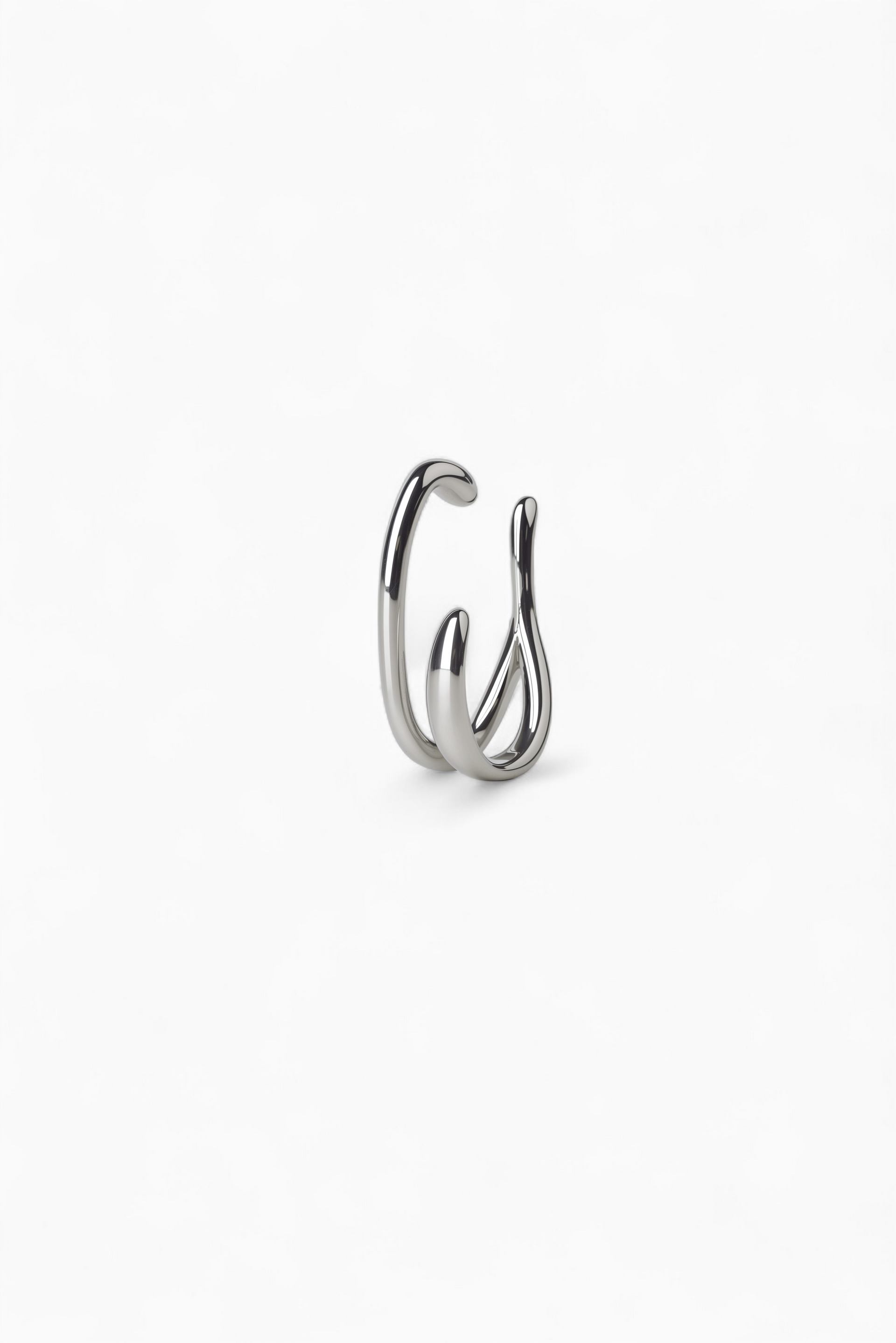 Double Oval Ear Cuff