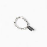 CH Elastic Pearl Small Tag Ring