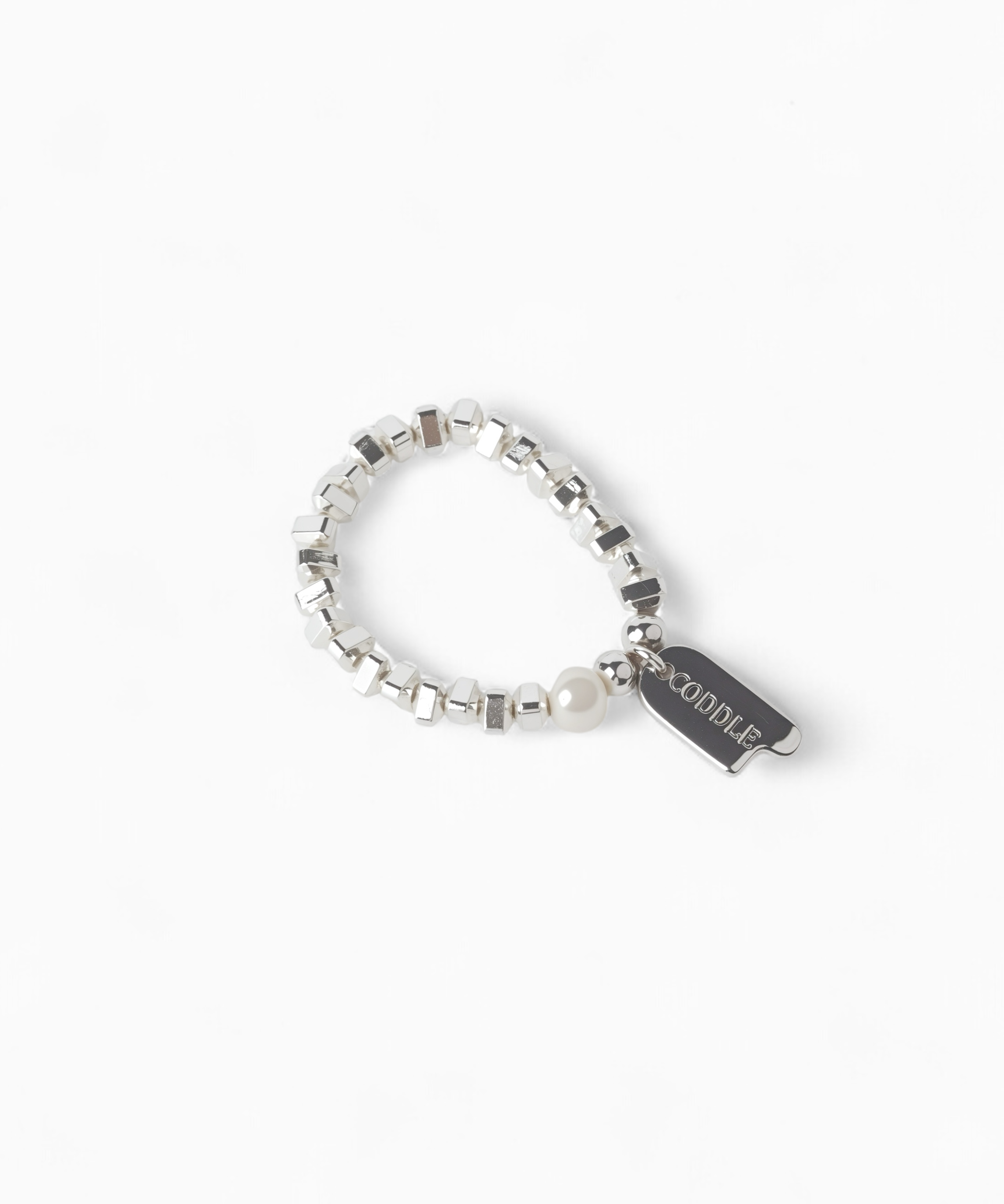 CH Elastic Pearl Small Tag Ring - Coddle Heaven