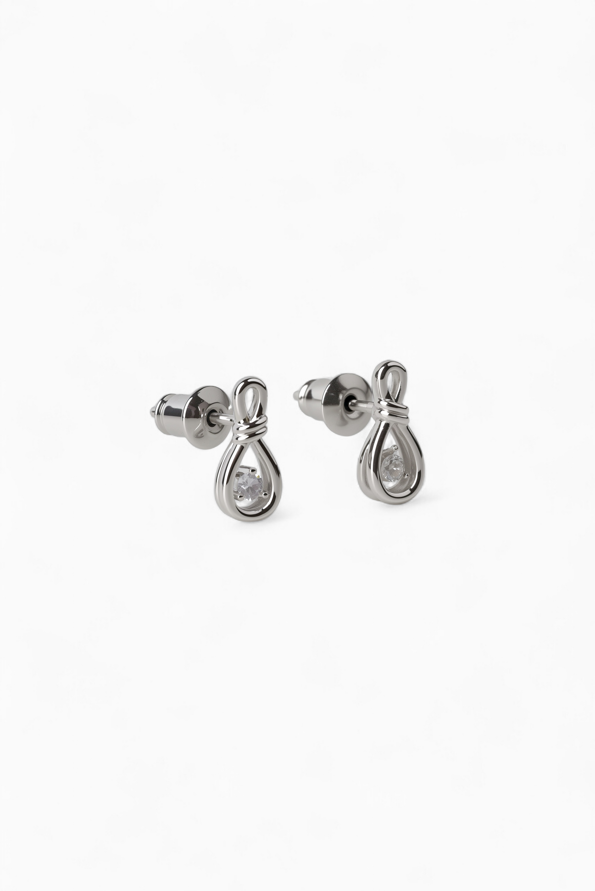 Diamond Knot Earrings