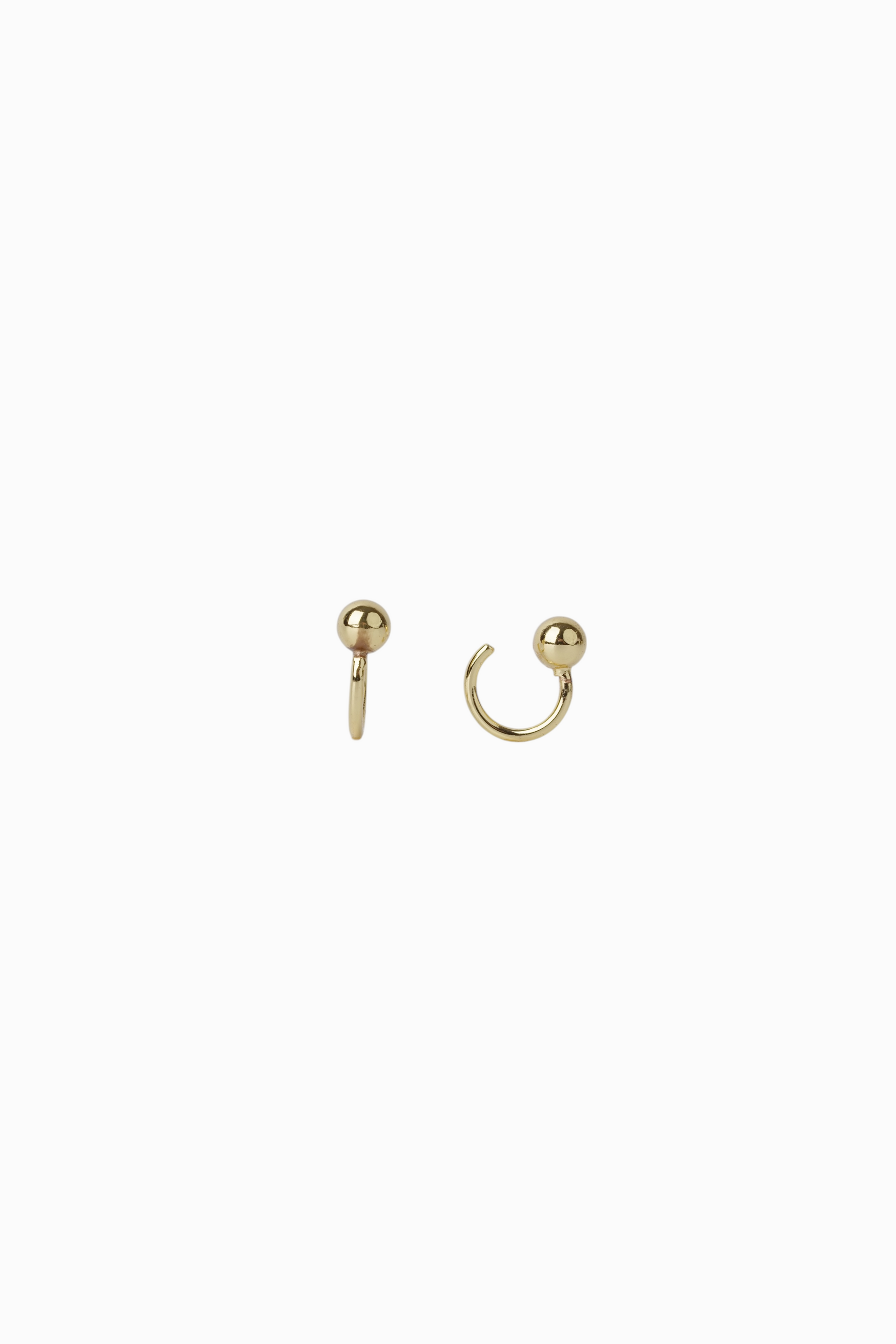 316L Little Ball Huggies Earrings