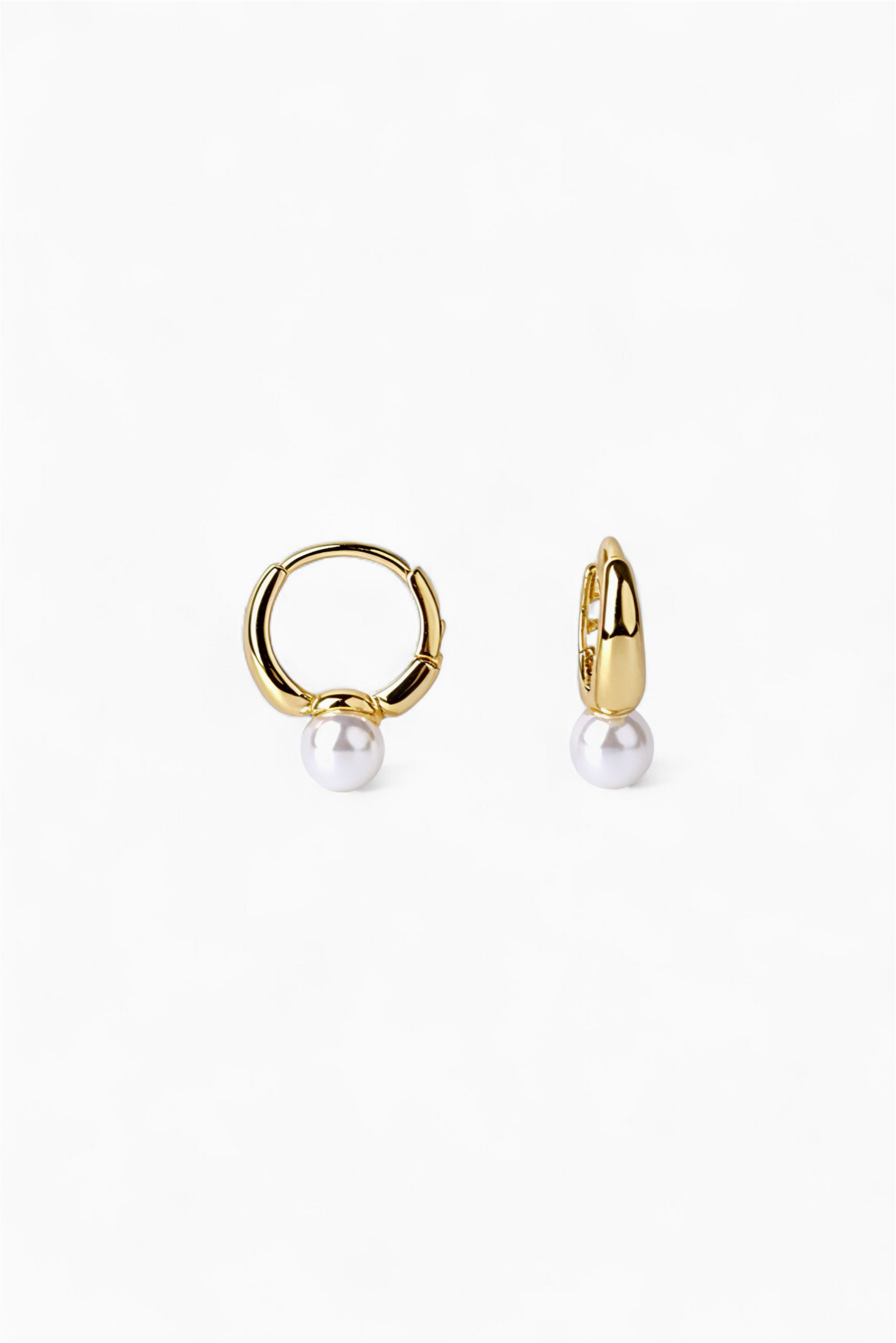 Pearl Hoop Earrings