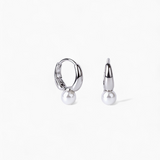 Pearl Hoop Earrings