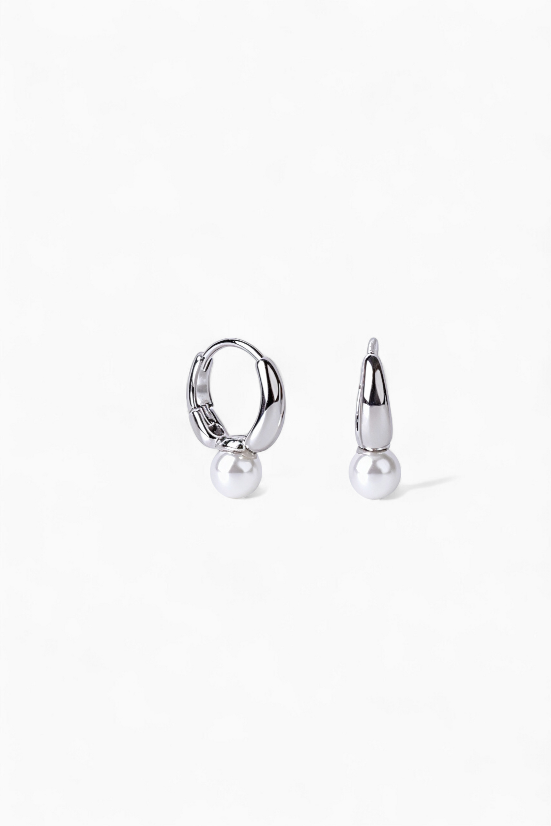 Pearl Hoop Earrings