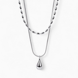 Double Layered Drop Necklace