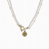 Retro Double-Layer Pearl Necklace