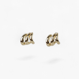 Irregular Bounce Triple Earrings