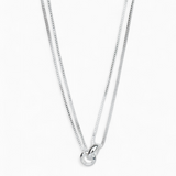 Double Circle Necklace