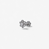 316L Stainless Steel Daisy Bloom Flower Flatback Earrings