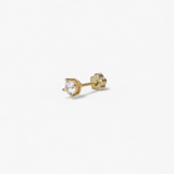 316L Stainless Steel Classic Diamond Dots Flower Flatback Earrings