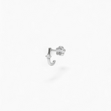 316L Stainless Steel J-Hook Flatback Earrings