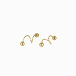 Ball Screw Earrings - Coddle Heaven