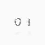 Beaded Mini Hoop Earrings (10mm) - Coddle Heaven