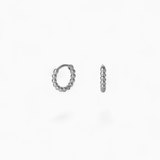 Beaded Mini Hoop Earrings (10mm) - Coddle Heaven