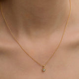 Bezel Heart Necklace - Coddle Heaven