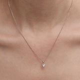 Bezel Heart Necklace - Coddle Heaven