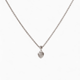 Bezel Heart Necklace - Coddle Heaven