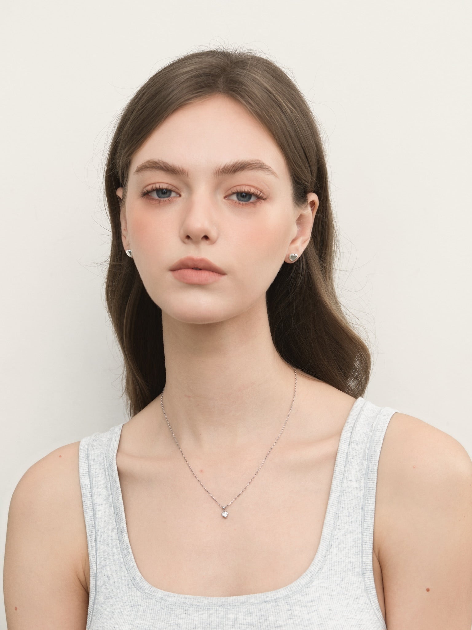 Bezel Heart Necklace - Coddle Heaven