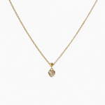 Bezel Heart Necklace - Coddle Heaven