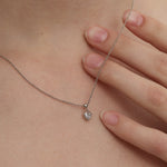 Bezel Heart Necklace - Coddle Heaven