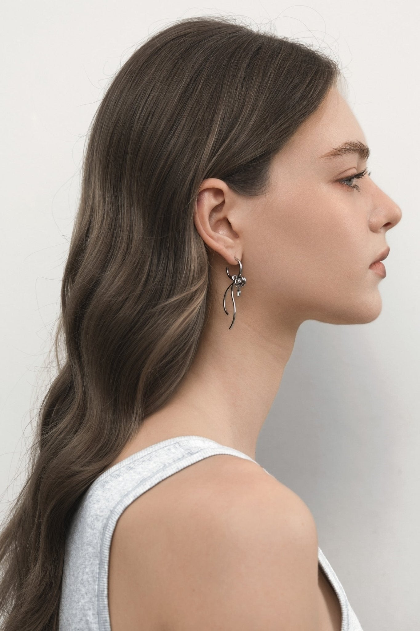 Bow & Circle Tag Earrings - Coddle Heaven